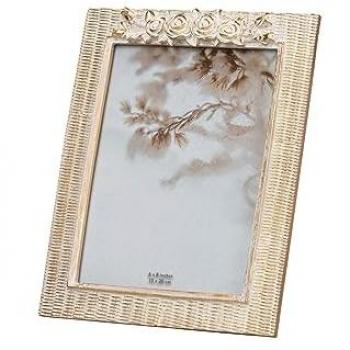 Portafotos de Resina Dorado 15x20 cm - Complemento Perfecto para Decoración