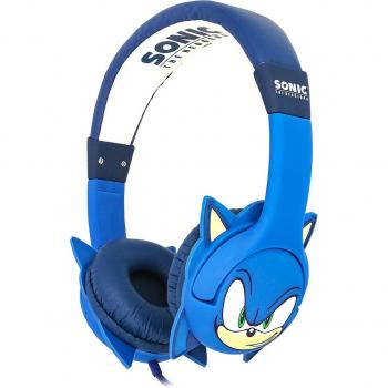 Auriculares infantiles con cable Sonic limitados en volumen, diseño ergonómico, limitador de volumen para proteger la audición, diadema ajustable, almohadillas suaves y cómodas, compatibilidad universal con dispositivos de audio