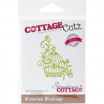 Birdcage élites CottageCutz Victorian plantilla de tipografía para troquelado
