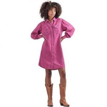 Vestido Corto de Wrangler - Barbie - XS M - para Mujer - Rosa