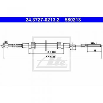ATE 24372702132 cable de freno