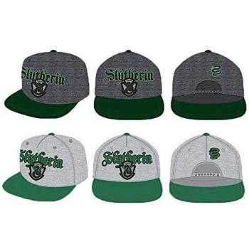 Gorra Hip Hop Harry Potter Gris/Verde