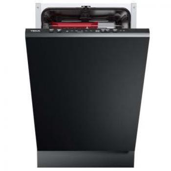 Lavavajillas Integrable 45 cm TEKA DFI 44800 - 10 Cubiertos, Clase E, 47 dB, Panel Negro