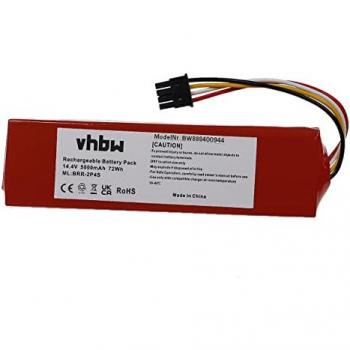 Batería Li-Ion 5000 mAh 14,4 V Compatible con Xiaomi Roborock Mi First Generation y S7 MaxV Plus/Aspirador Robot Limpieza