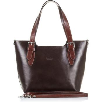 Bolso Tote de Mujer Firenze Artegiani - Piel Auténtica Tamponato, Hecho en Italia