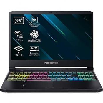 Acer Predator Helios 300 PH315-53 - Ordenador Portátil de 15.6 FHD con Procesador Intel Core i7-10750H, RAM de 16 GB, SSD de 1 TB, NVIDIA GeForce RTX 2070, Sin SO, Negro - Teclado QWERTY Español