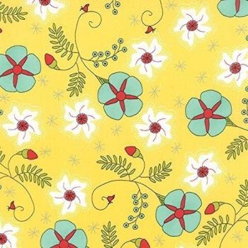 Algodón Tela Fat Quarter - moda - dulce vida Pat Sloan - Sunshine - 43050 13 - Juego con uno para ti, uno para mí BATIKS, Pueblo Natal niña y uno para ti, uno para mí impresiones