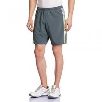 adidas Real A SHO Y - Pantalón corto para hombre, color gris / lima, talla 164