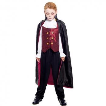 Disfraz de Vampiro Clásico Capa larga para niño