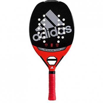 Pala Beach Tennis adidas Metalbone Team H24 Red, tipo: Pala de beach tennis, características: diseño en color rojo, tecnología Metalbone para mayor potencia y control, fabricada por Adidas