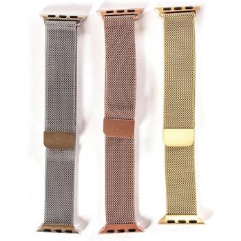 Pack 3 Correas Milanesa para Apple Watch 38/40/41 mm - Friendly License