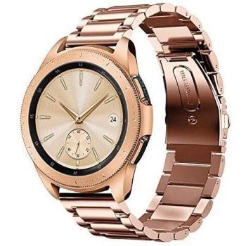 Sundaree Correa Samsung Galaxy Watch 42MM,20MM Metal Acero Inoxidable Reemplazo Correas Banda Pulseras de Repuesto Smartwatch Correa para Galaxy Watch 42MM SM-R810/Gear S2 Classic