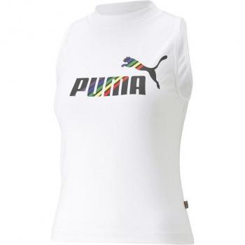 Camiseta de Tirantes Puma Ess+ Love Is Love para mujer en color blanco