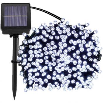 Luces Solar Exterior Tira Lamparas led de Decoración/ Garden iluminación de 22 metros, 200 LEDs de decoración con de 8 modos de cambia las formas ,impermeable, perfecto para Fiestas, Boda, Arbóles Navidad, Jardín, Terraza y al Aire Libre