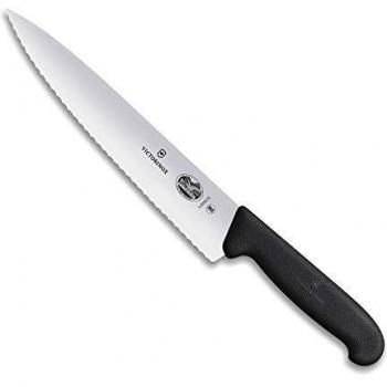 Cuchillo de Cocina Victorinox Fibrox 22 cm con Hoja Ondulada