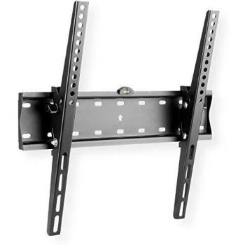 VALUE Soporte de Pared para TV, Distancia a la Pared de 27 mm, Negro, inclinable