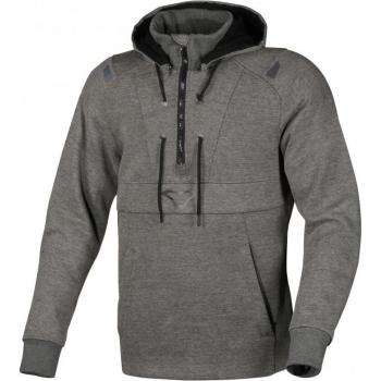 Macna Sudadera con capucha para Moto Byron Gris 3XL