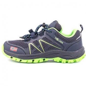 Zapatillas de Senderismo Trollkids Sandefjord Unisex Verde/Azul EU 30