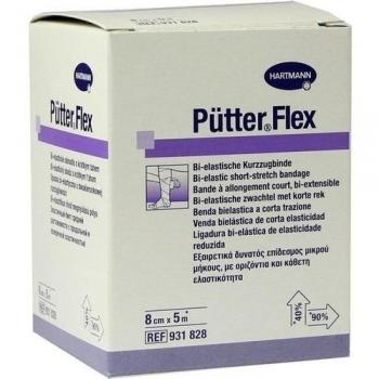 Paul Hartmann AG Venda PUTTERFLEX 8CM X 5 M 1U, Negro, Estándar