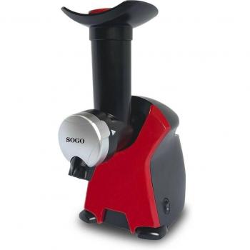 Máquina para Hacer Postre de Fruta Helada Sogo 150W Roja