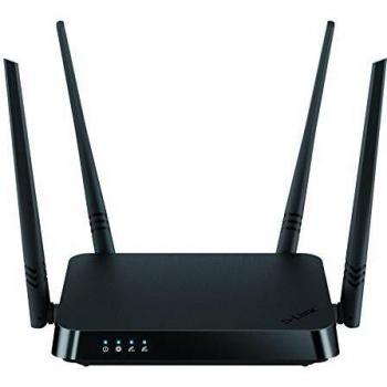 D-Link DIR-842V2, Router WiFi AC 1200 Mbps, 802.11ac, modos router, extensor, punto acceso, 4 Puertos Gigabit, 1 Puerto WAN Gigabit, WPS, WPA3, QoS, 4 Antenas externas 5 dBi, Negro