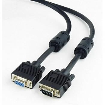 Gembird VGA M/F 1.8m - Cable VGA, 1.8M, color negro
