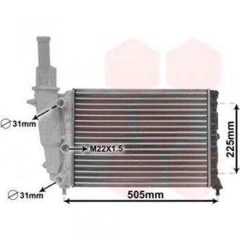 Van Wezel 17002138 Ventilador, refrigeración del motor
