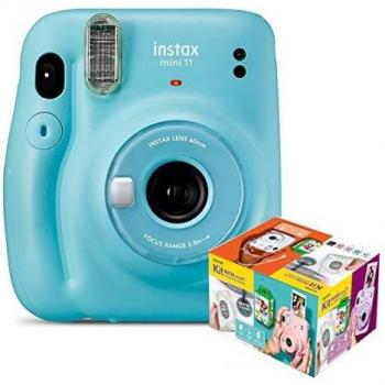 Fujifilm Instax Mini 11 Azul Cielo Cámara Instantánea Kit Mr. Wonderful