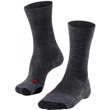 Falke TK2 Women's Ergonomic Cushioned Trekking Socks - Asphalt Melange