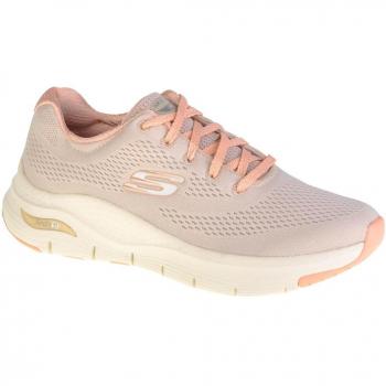Zapatilla Skechers Arch Fit Mujer NTCL - Comodidad Diaria y Estilo Deportivo, Tênis bege feminino