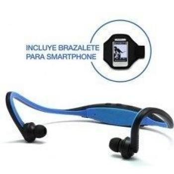 Unotec Auricular Bluetooth Sports Smartphone Azul