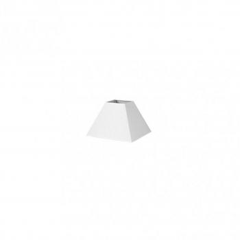Pantalla Piramide Mezzo E27 Blanco 15dx8dx11h Tejido Popelin