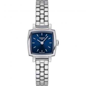 Tissot Lovely Square Quartz Ladies Watch - 20mm Blue/Silver