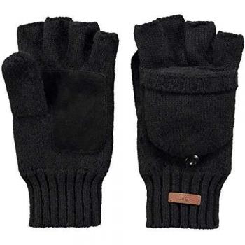 Guantes sin dedos de lana Barts Haakon para hombre - color negro - talla L-XL