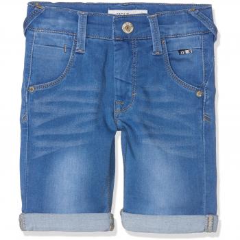 NAME IT Nkmtheo Dnmclas 2011 Long Shorts Noos, Pantalones Cortos para Niños, Gris