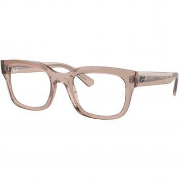 Ray-Ban RX7217 Chad 8317 Men's Eyeglasses Brown Size 54 (Frame Only) - Blue Light Block Available