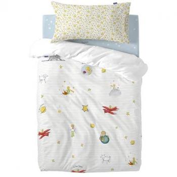 Juego Nórdico para Cuna 2 Piezas Multicolor, 100% Algodón, 150 TC, Diseño Mágico, 100x120 cm