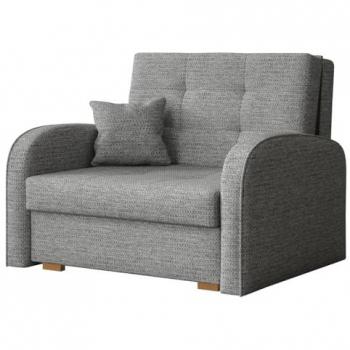 Sillón Columbus 114, Tapiz Gris, Madera, 85x103x98cm, Muebles Ya Montados