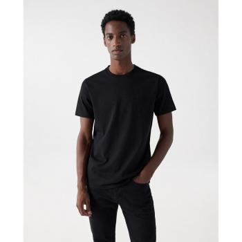 Camiseta de hombre regular manga corta con detalle de branding