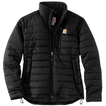 Carhartt Gilliam Chaqueta ligera Rain Defender con aislante, Relaxed Fit Para Mujer, Negro, L