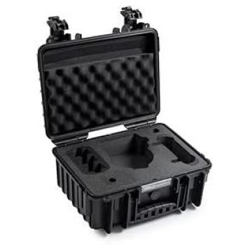 Maletín de Transporte Impermeable B&W para Dron DJI Flip - Modelo PP.117, Negro, Irrompible y Resistente al Polvo