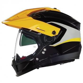 Casco Moto Crossover Nolan N70-2 X 06 Convinto Negro-Gris-Amarillo XL