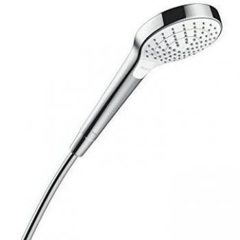 Hansgrohe 26802400 Croma Select S 110 Vario ducha de mano, 3 tipos de chorro, blanco/cromo