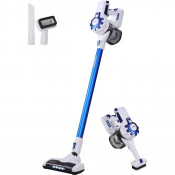 Aspiradora Inalámbrica Monzana MZ5, 120W, Filtro HEPA, 40 Minutos de Autonomía, Sin Bolsa, Luz LED, Accesorios Incluidos