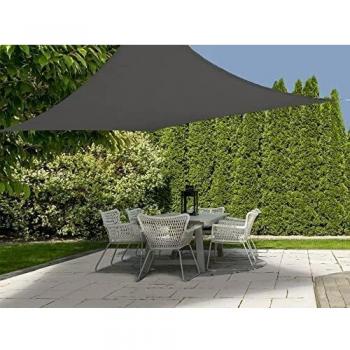 Toldo de tela cuadrado gris oscuro 3x3 m ProGarden