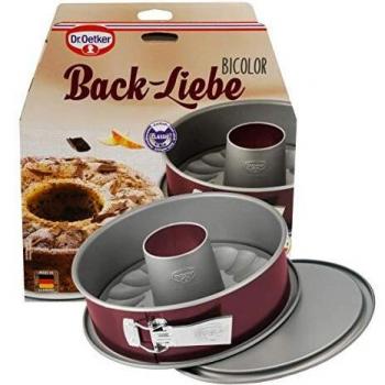 Molde Desmontable Dr. Oetker 26 cm con Fondos Plano y Redondo Bicolor