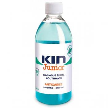 Kin Junior Enjuague Bucal Menta Suave Anticaries 500ml