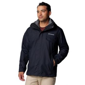 Chaqueta Intercambiable Columbia Bugaboo III Fleece Insulada Impermeable con Capucha para Hombre, Color Negro, Talla XXL