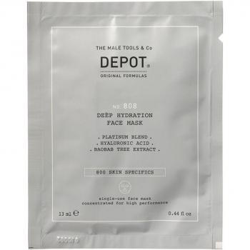 Depot No. 808 Deep Hydration Face Mask for Men, deeply moisturising mask, 12x13 ml