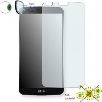 Película de protección de pantalla DISAGU ClearScreen para LG F340L G Flex antibacterial, filtro BlueLightCut película de protección